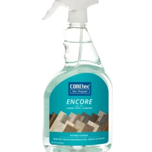 COREtec Encore Cleaner, in a 32oz spray bottle.