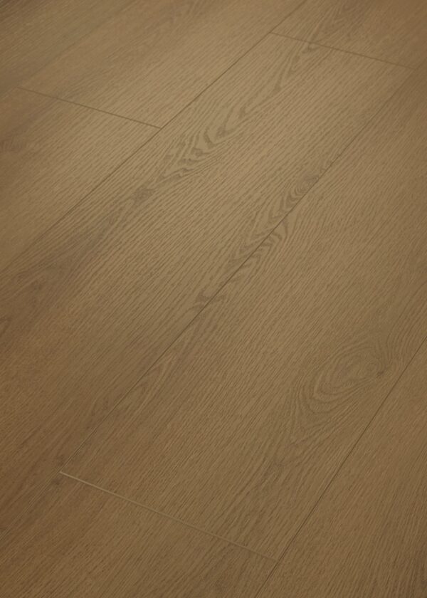 Image of Shaw Floorte Pro Dwell Rich Cocoa luxury vinyl plank flooring close up.