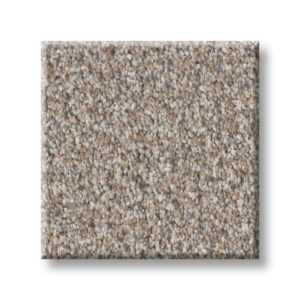 Shaw carpet color swatch of Dawn Beige in the Elevated I carpet collection close-up.