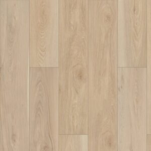 Photo of Shaw luxury vinyl plank in Alabaster from the Pantheon HD+ Natural Bevel Collection, square format showing different planks.