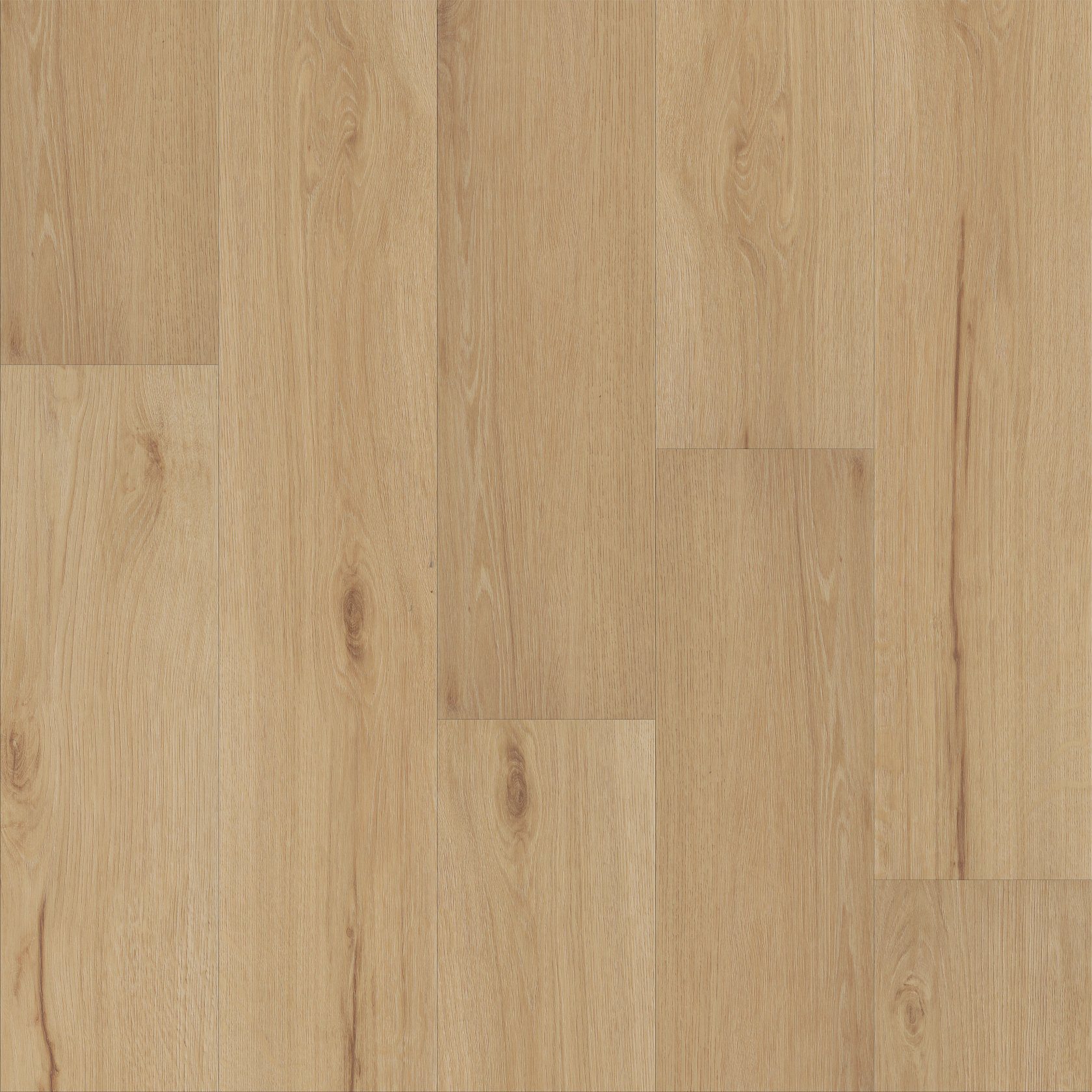 Shaw Fleetwood glue down vinyl floor in color sunbaked oak, close up color swatch.